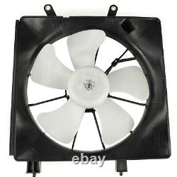 Radiator Cooling Fan with A/C Condenser Fan For 2001-2005 Honda Civic Left & Right