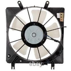 Radiator and A/C Condenser Cooling Fan Assembly Set For 2003-2007 Honda Accord