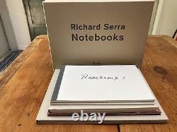 Rare Richard Serra Signed & Numbered Boxed Limited Edition Art Sketch Books 2011