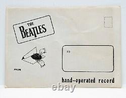 Rare! The Beatles! 1963 Christmas Message! Hand Operated Record 5 Flexi-disc