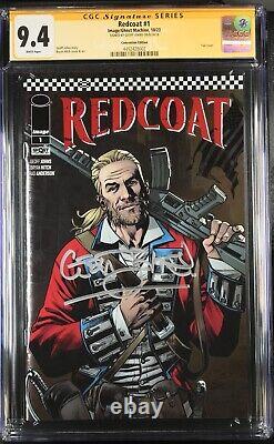 Redcoat #1 Convention Exclusive Foil Variant CGC SS 9.4 Signed by Geoff Johns