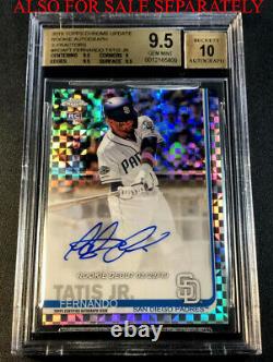 Ronald Acuna 2017 Panini Elite #31 Extra Edition Holofoil Auto Rookie Bgs 9.5 10