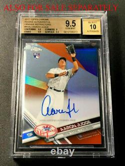 Ronald Acuna 2017 Panini Elite #31 Extra Edition Holofoil Auto Rookie Bgs 9.5 10