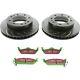 S3kf1076 Ebc 2-wheel Set Brake Disc And Pad Kits Front New For Chevy Avalanche