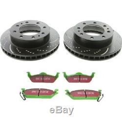 S3KF1076 EBC 2-Wheel Set Brake Disc and Pad Kits Front New for Chevy Avalanche
