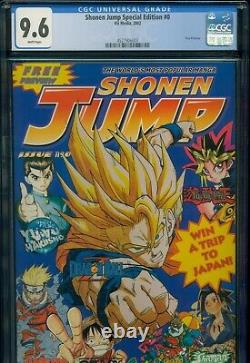 SHONEN JUMP SPECIAL EDITION #0 CGC 9.6 NM+ Dragon Ball Naruto Yu-Gi-Oh MAGAZINE