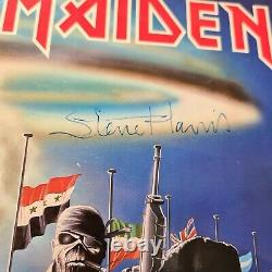 SIGNED /AUTOGRAPHED IRON MAIDEN 2 Min To Midnight 12 Vinyl