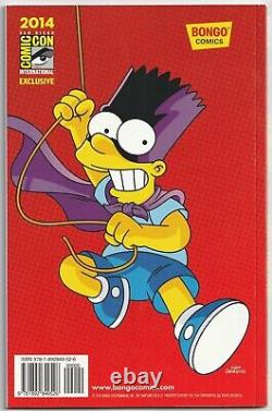 SIMPSONS rare GREATEST BARTMAN STORIES 2014 Comic Con Exclusive BOOK Bongo SDCC