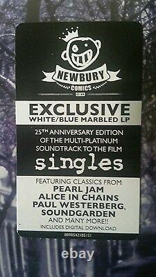 SINGLES SOUNTRACK NEWBURY COMICS EXCLUSIVE WHITE/ BLUE MARBLED VINYL With BONUS CD