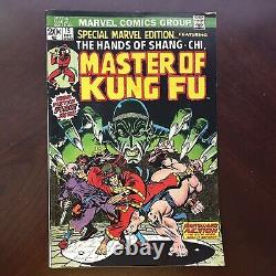 SPECIAL MARVEL EDITION No. 15 Dec. 1973 Master of Kung Fu FN