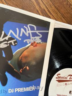 SPECIAL TEAMZ SIGNED VINYL DJ PREMIER MAIN EVENT RARE SLAINE AUTOGRAPH Boston