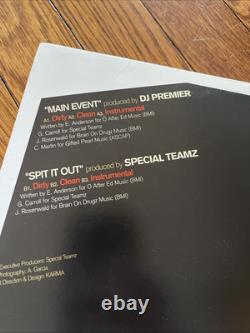 SPECIAL TEAMZ SIGNED VINYL DJ PREMIER MAIN EVENT RARE SLAINE AUTOGRAPH Boston