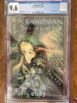 Sandman #20 CGC 9.6 Neil Gaiman & Dave McKean Fascade