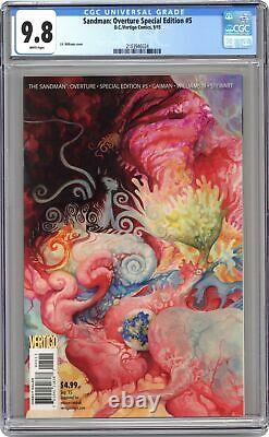 Sandman Overture Special Edition #5 CGC 9.8 2015 2103946024