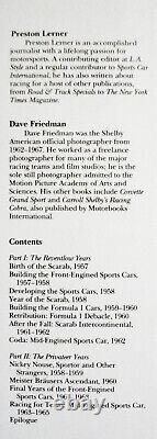 Scarab Auto Racing Race Log All-American Specials 1957-1965 Lerner Book 1991