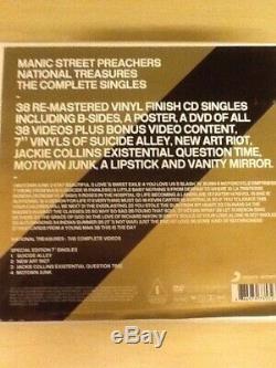 Sealed-manic Street Preachers-box Set-national Treasures-38 Cd's-4x7 Singles Et