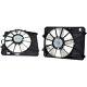 Set Of 2 Cooling Fan Assemblies Driver & Passenger Side Left Right For Mdx Pair
