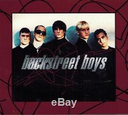 Signed Backstreet Boys Postcards from Quit Playing Games CD 1997