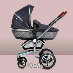 Silver Cross Surf Special Edition Graphite Henley Pram. Used twice