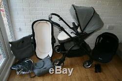 Silver Cross Wayfarer Special Edition Eton Grey pram travel system 3 in 1