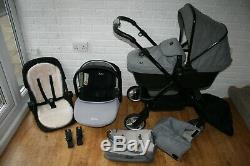 Silver Cross Wayfarer Special Edition Eton Grey pram travel system 3 in 1