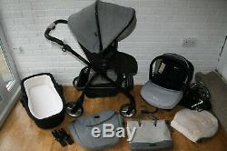 Silver Cross Wayfarer Special Edition Eton Grey pram travel system 3 in 1