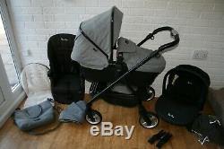 Silver Cross Wayfarer Special Edition Eton Grey pram travel system 3 in 1