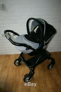 Silver Cross Wayfarer Special Edition Eton Grey pram travel system 3 in 1