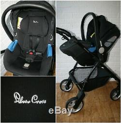 Silver Cross Wayfarer Special Edition Eton Grey pram travel system 3 in 1