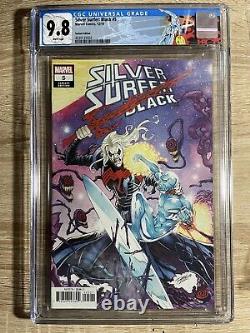 Silver Surfer Black#5 CGC 9.8! Origin story key? ! Variant Cover SS Insert? 