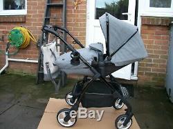 Silvercross wayfarer special edition eton grey travel system with extras