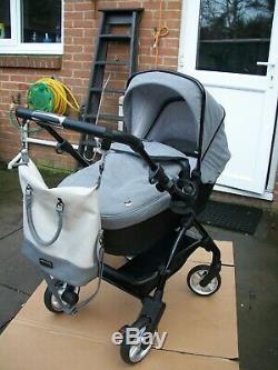 Silvercross wayfarer special edition eton grey travel system with extras