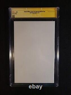 Sin City Special Edition #nn Blank Cover CGC 9.8 Sign & Sketch by Frank Miller