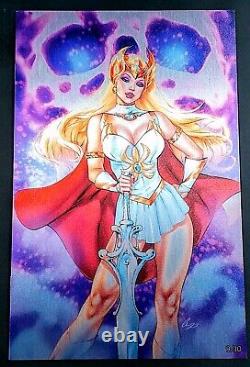 Skyline #2 She-Ra Cosplay Shiny METAL Virgin Variant-Chatzoudis #9/10