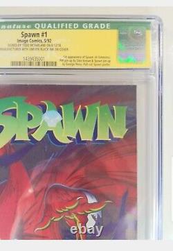 Spawn 1 Cgc 7.5 Signed Todd Mcfarlane Printing Error One Of A Kind Rare Variant