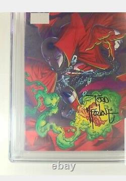 Spawn 1 Cgc 7.5 Signed Todd Mcfarlane Printing Error One Of A Kind Rare Variant