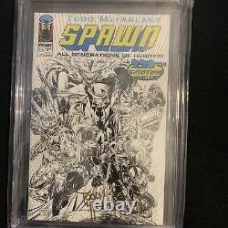 Spawn #220 CGC 9.8 Todd McFarlane signed Youngblood sketch variant 150 Rare HTF