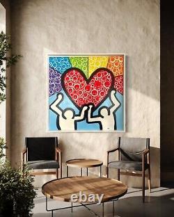 Special Edition 2023 Pride Heart (Inspired By Keith Haring) Artist Is DBK