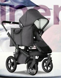 Special Edition Complete Bugaboo Donkey3 Pushchair Mono -Mineral Washed Black