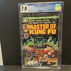 Special Marvel Edition #15 CGC 7.0 FN/VF OW-W 1st Appearance of Shang-Chi 1973
