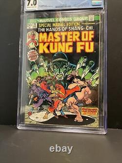 Special Marvel Edition #15 CGC 7.0 FN/VF OW-W 1st Appearance of Shang-Chi 1973