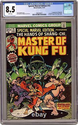 Special Marvel Edition #15 CGC 8.5 1973 3980780011 1st app. Shang Chi