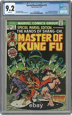 Special Marvel Edition #15 CGC 9.2 1973 2116168001 1st app. Shang Chi