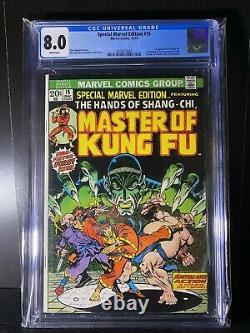 Special Marvel Edition 15 cgc 8.0 White pages- 1st appearance of Shang Chi
