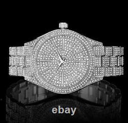 Special edition Single Cut white Moissanite Hip Hop Ice Out Men's Wrist watch
