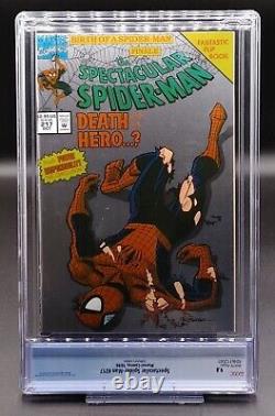 Spectacular Spider-Man #217 Collector's Edition Foil Cover Flip Book CGC 9.8