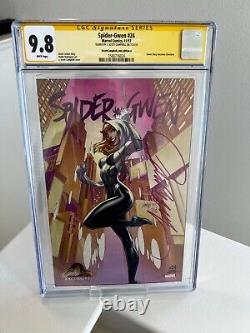 Spider-Gwen 24 -Signed By J. Scott Campbell Cover A 1st Gwenom CGC SS Gwenom 9.8