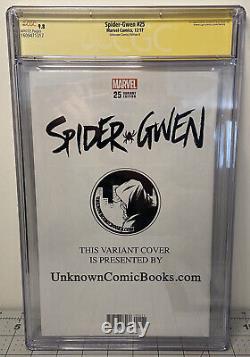 Spider-Gwen #25 Unknown Comics Ed. A CGC SS 9.8 NM/MT Robbi Rodriguez Sig! #300