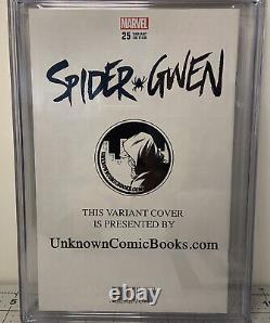 Spider-Gwen #25 Unknown Comics Ed. A CGC SS 9.8 NM/MT Robbi Rodriguez Sig! #300