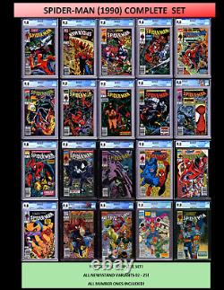 Spider-Man #1 25 CGC 9.8 WP NEWSSTAND (S) SET OF 31 BOOKS PLATINUM & GOLD